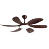 Quạt trần đèn Beller 6 cánh 52BL – 811GC nâu gỗ