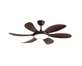 Quạt trần đèn Beller 6 cánh 52BL – 811GC nâu gỗ