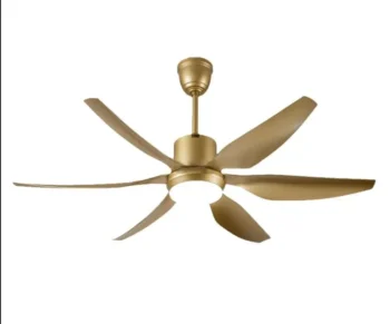 Quạt trần đèn Beller 6 cánh 56BL – 112 vàng