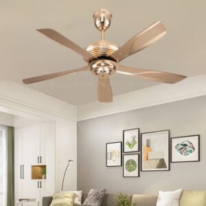 Quạt trần 5 cánh DCT Fan 812 màu vàng đồng 3 DCT 812 mau vang dong