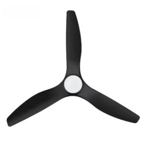 Quạt trần đèn 3 cánh DCT Fan T6 đen 7 Mo ta DCT T6 mau den den canh nhua