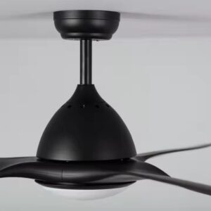 Quạt trần đèn 3 cánh DCT Fan T6 đen 8 Mo ta DCT T6 mau den ti quat