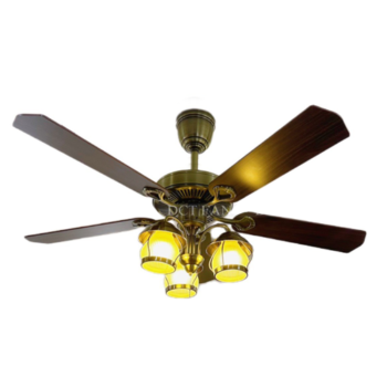Quạt trần đèn trang trí DCT Fan 104 cánh gỗ