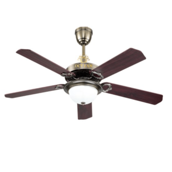 Quạt trần đèn trang trí DCT Fan 121 cánh gỗ